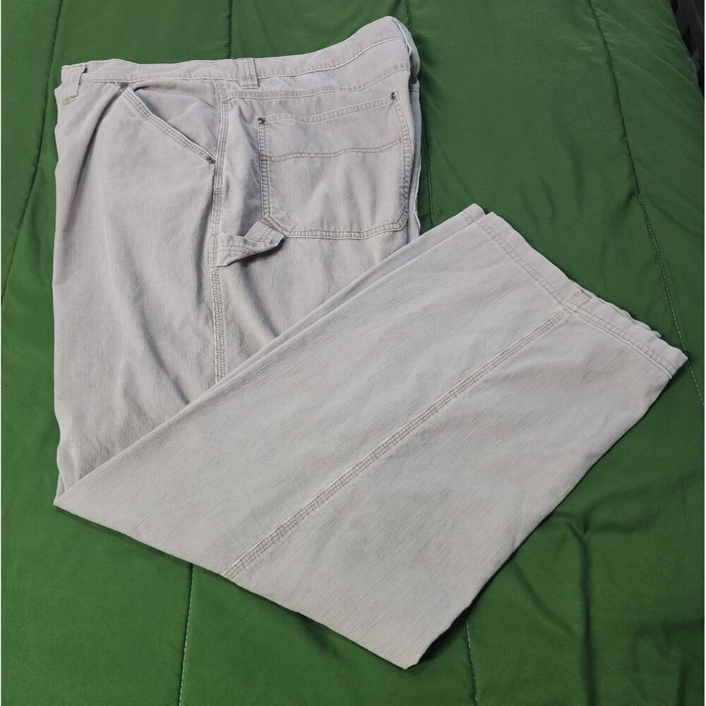 Columbia Sportswear Straight Leg Corduroy Carpenter Men's Pants Beige Size 42X32